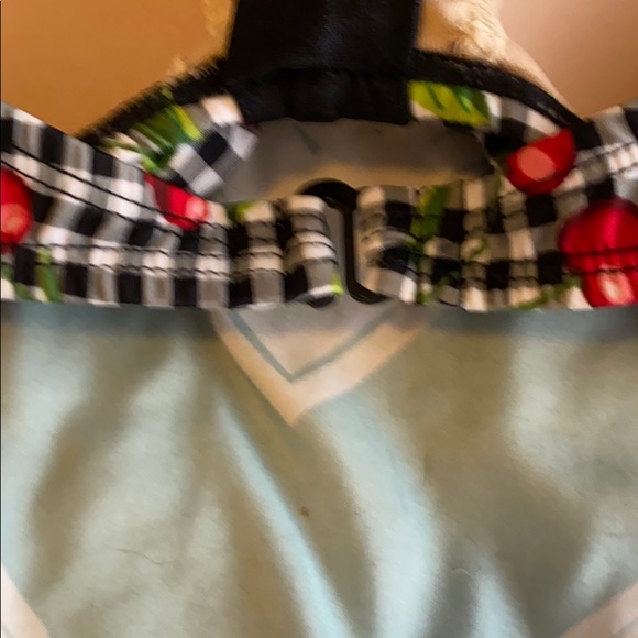 High Waisted Retro Style Cherry Print Bikini - Picture 5 of 7